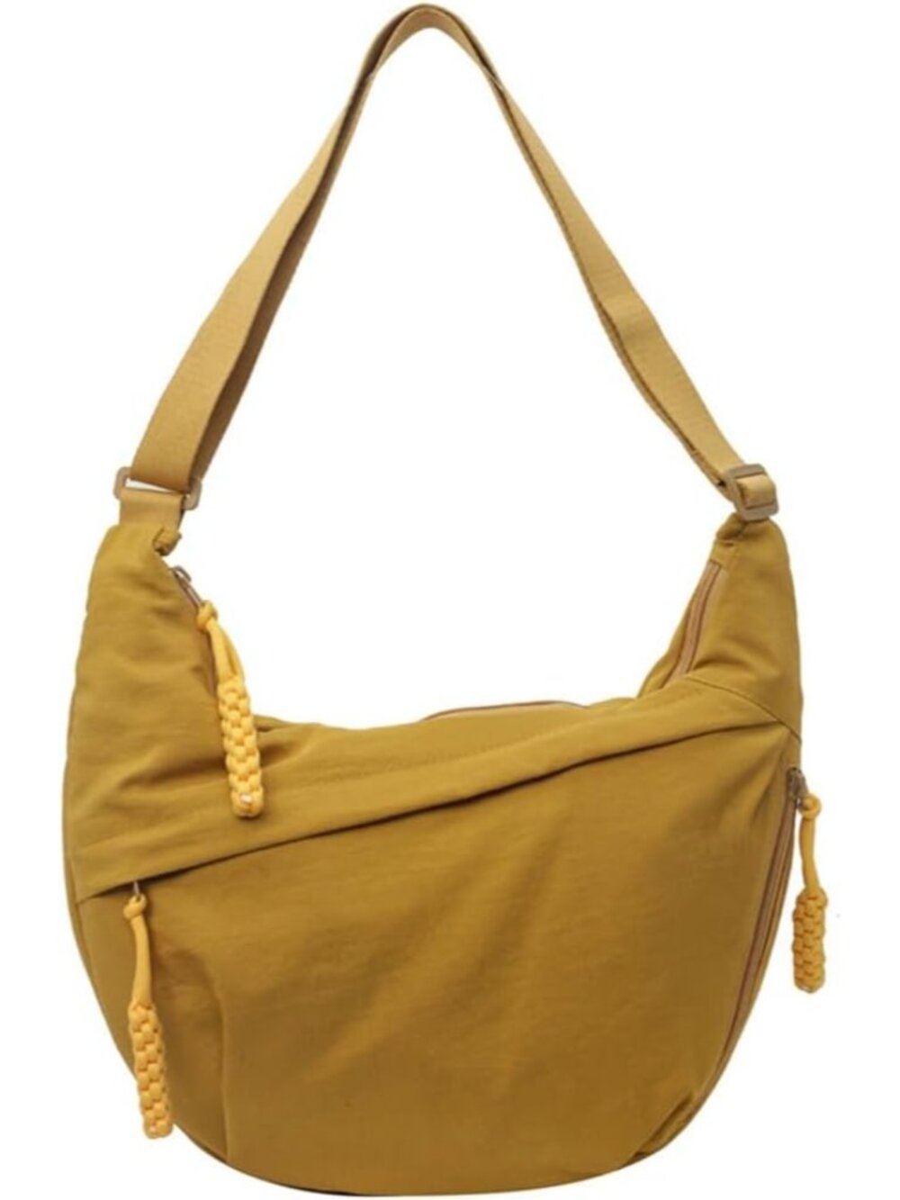 Hobo Bag for Women Men Crescent Shoulder Bag Retro Nylon Canvas Crossbody Bag Sl